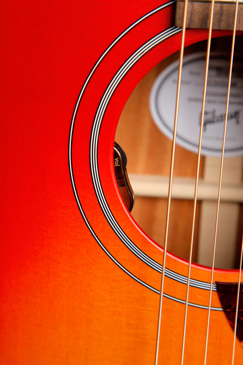 Gibson Hummingbird Special Satin Vintage Cherry Sunburst Acoustic-Electric Guitar - Image 8