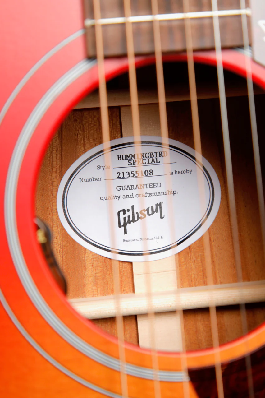 Gibson Hummingbird Special Satin Vintage Cherry Sunburst Acoustic-Electric Guitar - Image 9