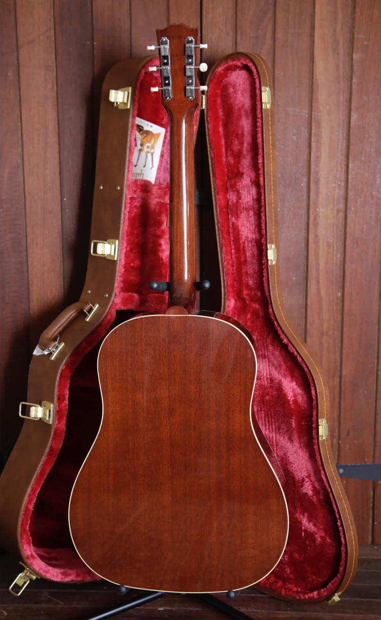 Gibson J-45 1950's Original Vintage Sunburst Acoustic-Electric Guitar - Image 9