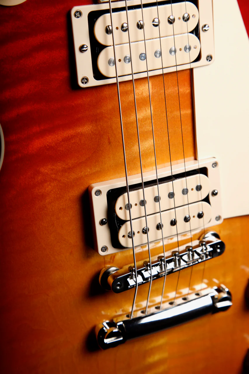 Gibson Les Paul Standard 60s Double Trouble Cherry Sunburst Gloss Electric Guitar - Image 7