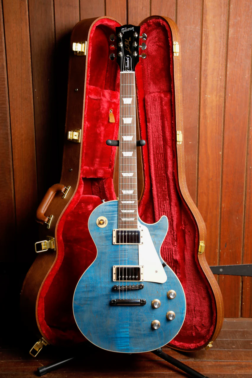 Gibson Les Paul Standard 60s Ocean Blue Electric Guitar - Image 2