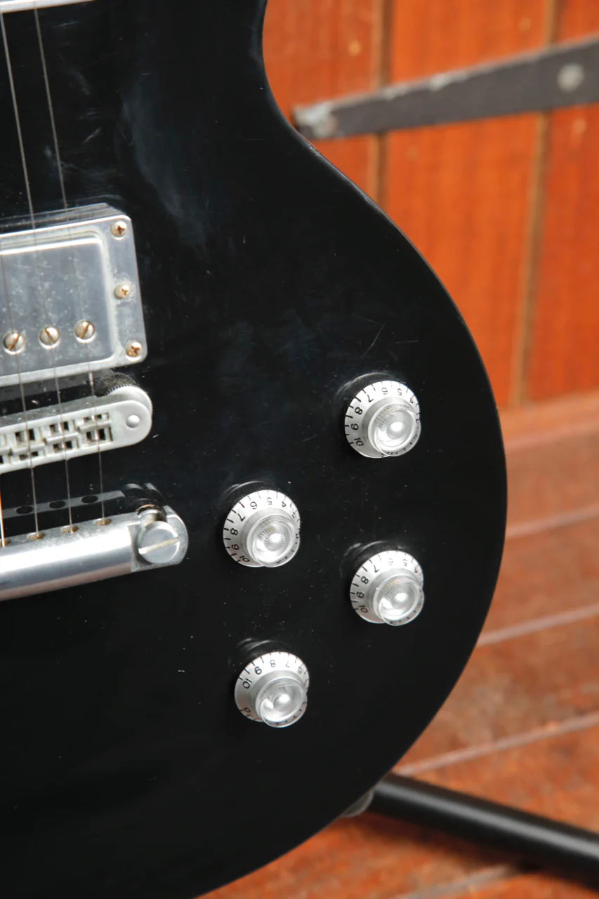 Gibson Les Paul Studio Platinum Ebony Electric Guitar 2003 Pre-Owned - Image 7