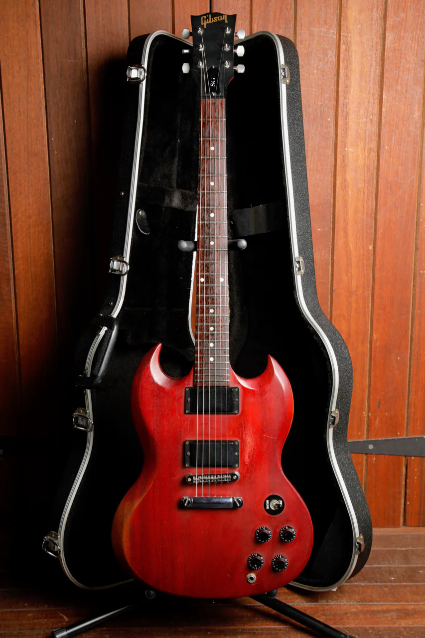 Gibson SGJ Faded Cherry Electric Guitar 2013 Pre-Owned - Image 2