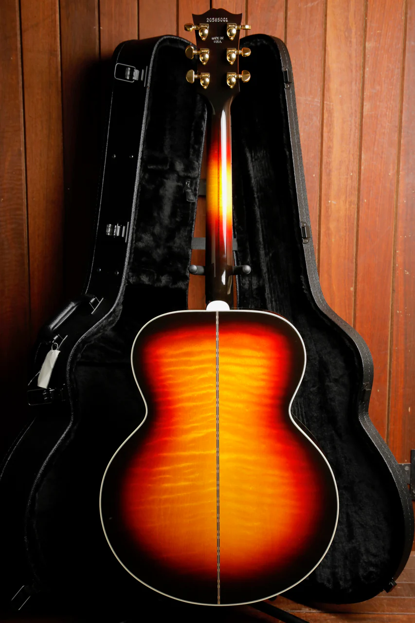 Gibson SJ-200 Standard Maple Tri Burst Acoustic-Electric Guitar - Image 14