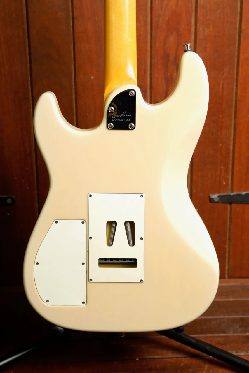 Godin Progression Trans Cream Solidbody Electric Guitar Pre-Owned - Image 10
