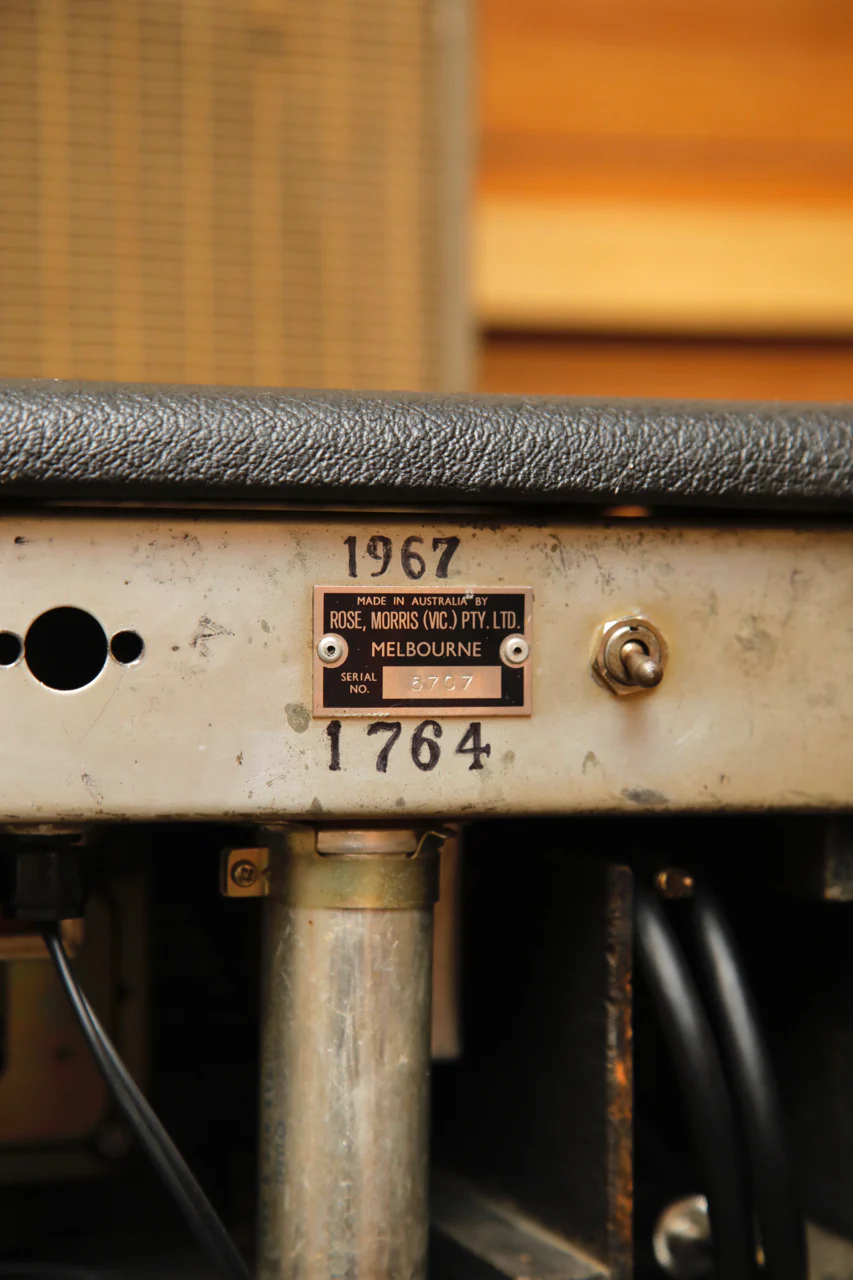 Goldentone Reverbmaster 60 Valve Guitar Amplifier Head & 4x12" Speaker Cabinet 1967 Pre-Owned - Image 8