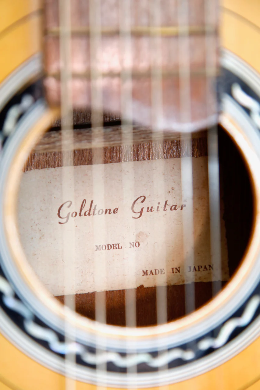 Goldtone Guitar Model No 400 Acoustic Guitar Made In Japan Vintage Pre-Owned - Image 7