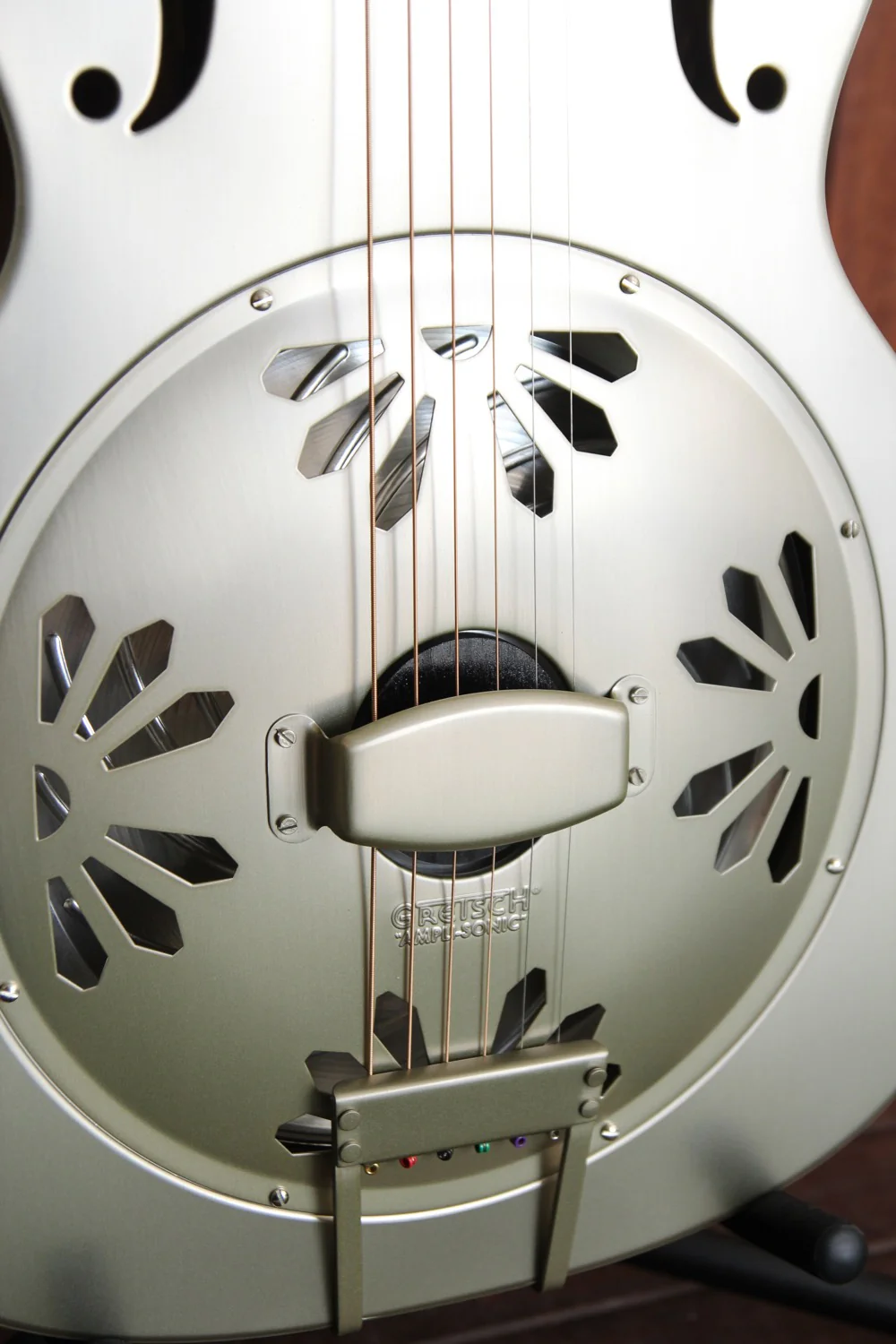 Gretsch G9201 Honeydipper Metal Round Neck Resonator Nickel Plated Brass Body - Image 4