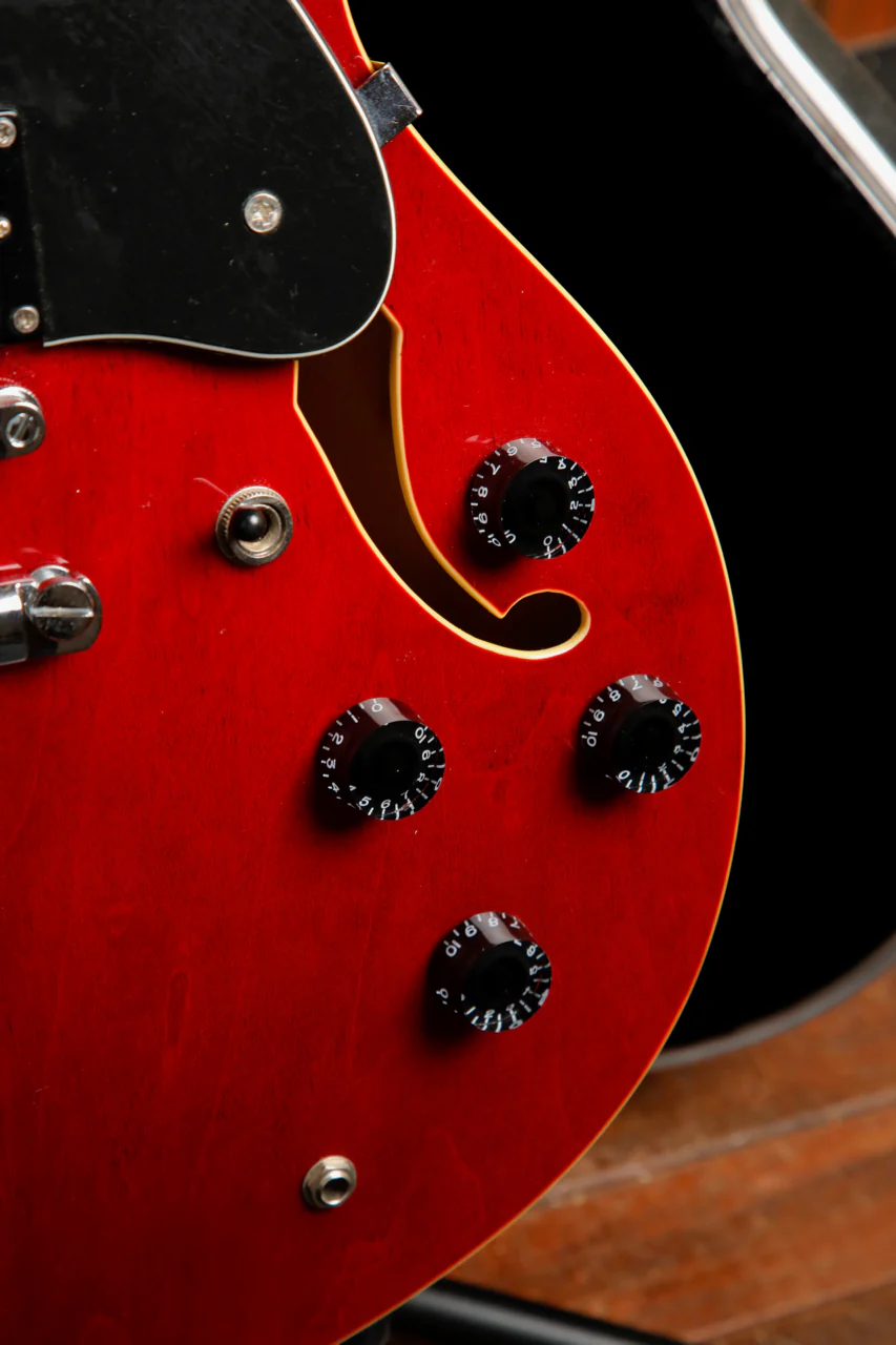 Hamer Echotone XT Semi-Hollow Cherry Red Electric Guitar Pre-Owned - Image 6