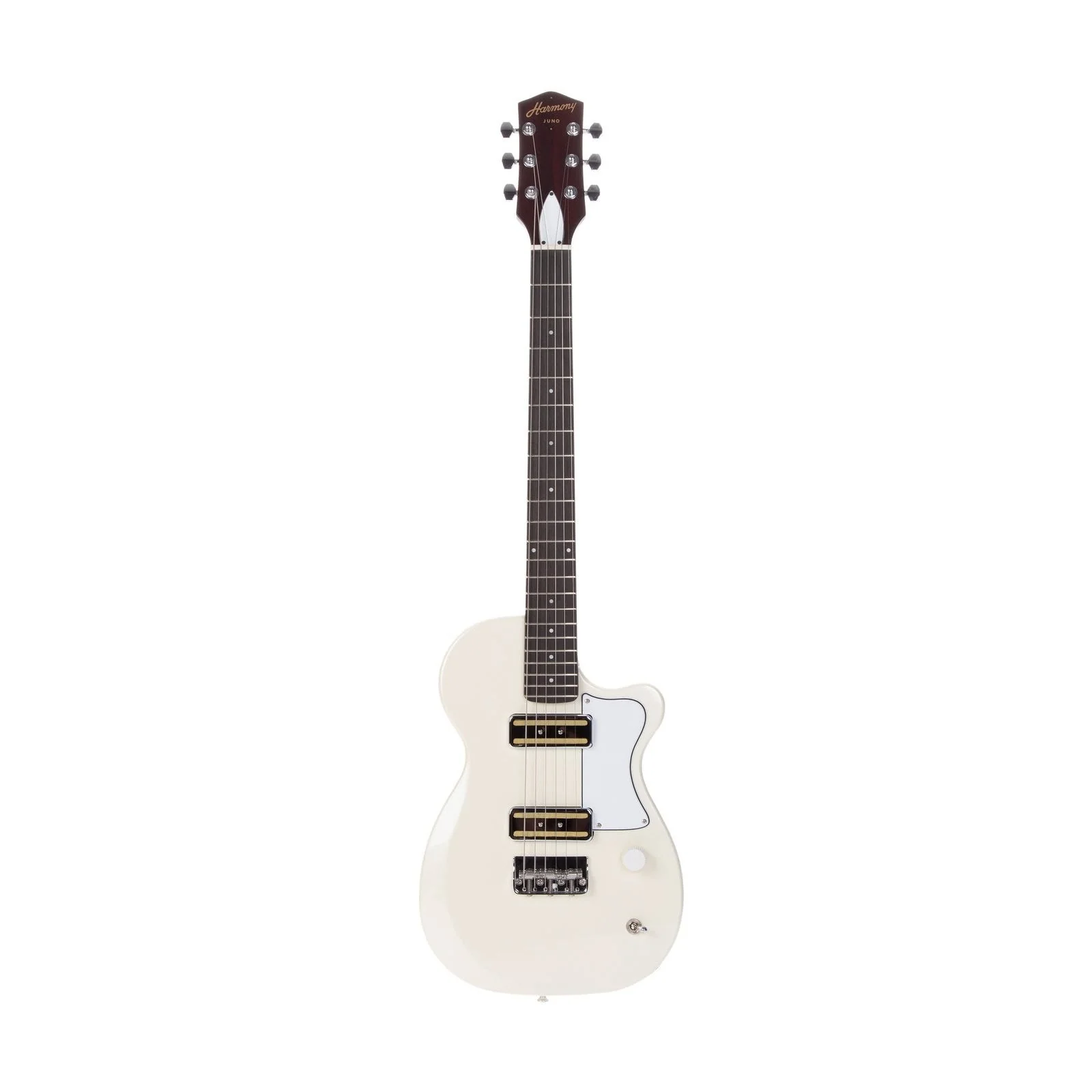 Harmony Juno Electric Guitar Pearl White - Image 2