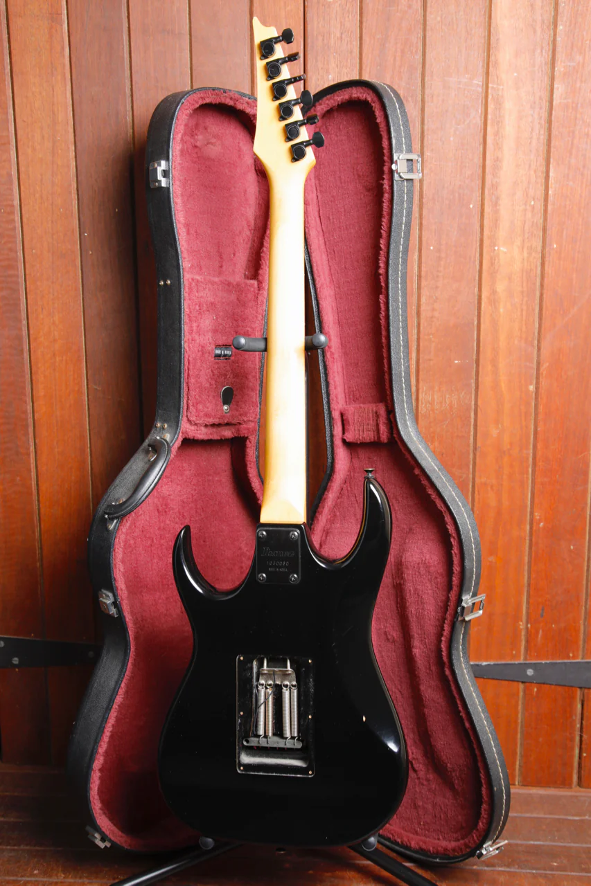 Ibanez EX350 Black Electric Guitar Made in Korea 1990 Pre-Owned - Image 11