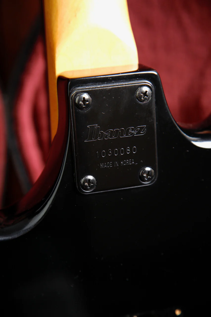 Ibanez EX350 Black Electric Guitar Made in Korea 1990 Pre-Owned - Image 14