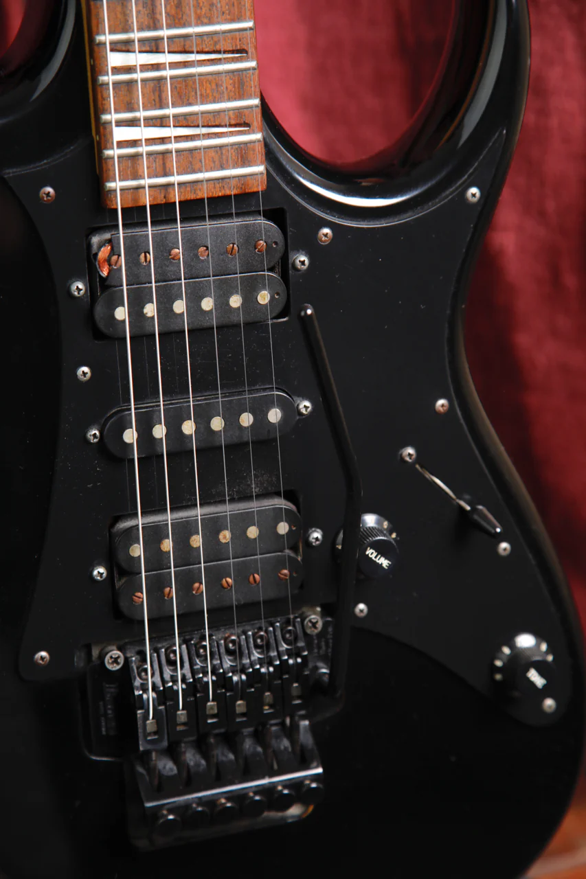 Ibanez EX350 Black Electric Guitar Made in Korea 1990 Pre-Owned - Image 6