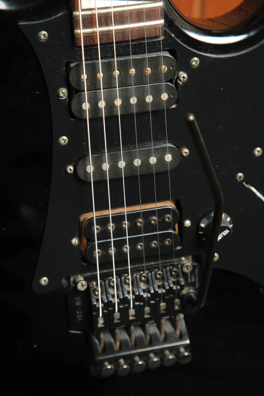 Ibanez EX350 Black Electric Guitar Made in Korea 1991 Pre-Owned - Image 6
