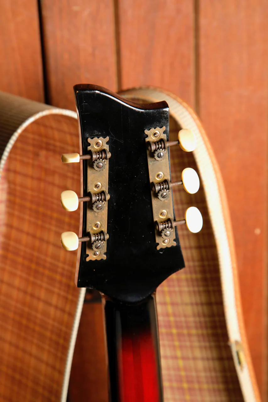 Isana Vintage 1950s Red Burst Archtop Acoustic-Electric Guitar Made in Germany Pre-Owned - Image 15