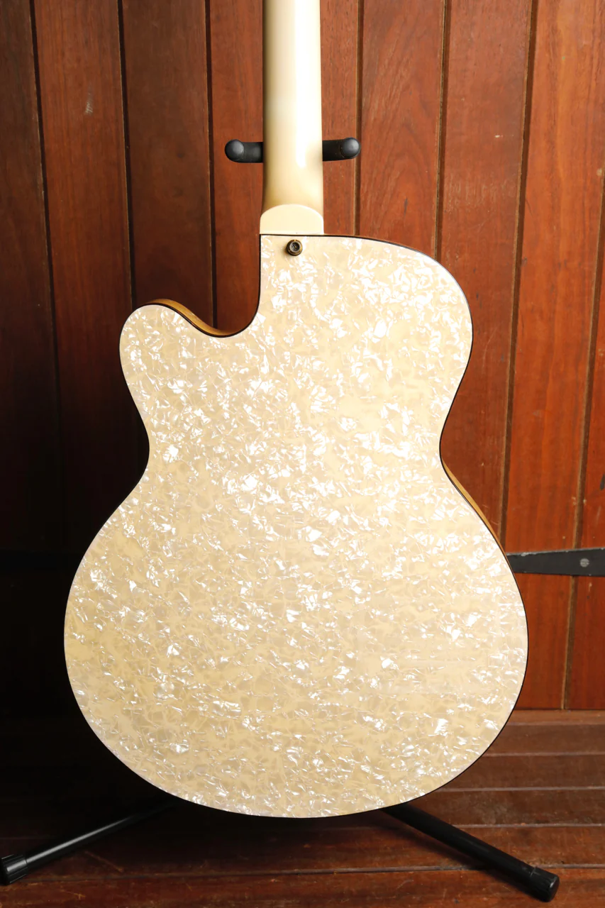 Italia Torino Pearloid Hollowbody Electric Guitar Pre-Owned - Image 13