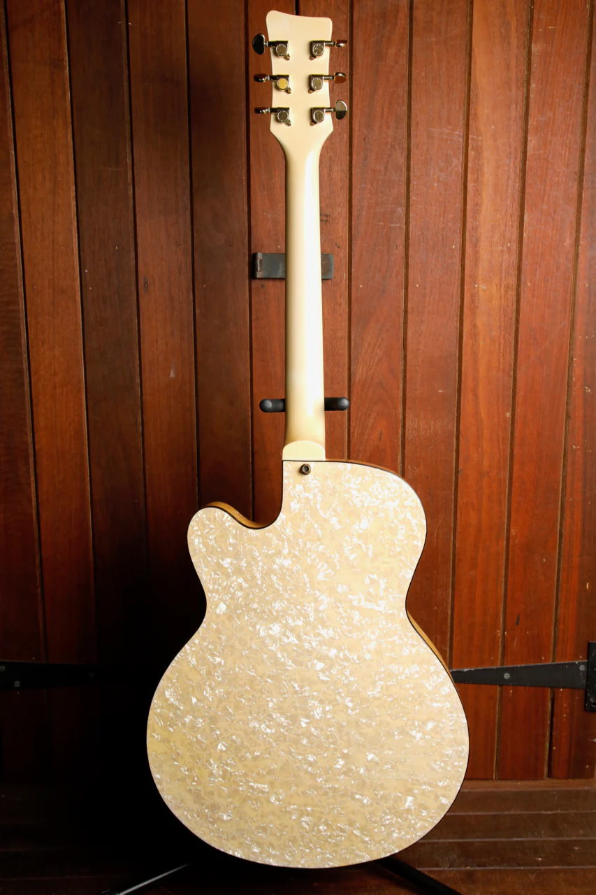 Italia Torino Pearloid Hollowbody Electric Guitar Pre-Owned - Image 14