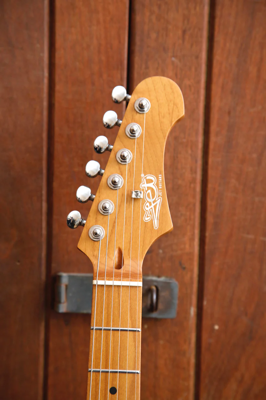 Jet Guitars JS-300-BGD Burgundy Electric Guitar - Image 3