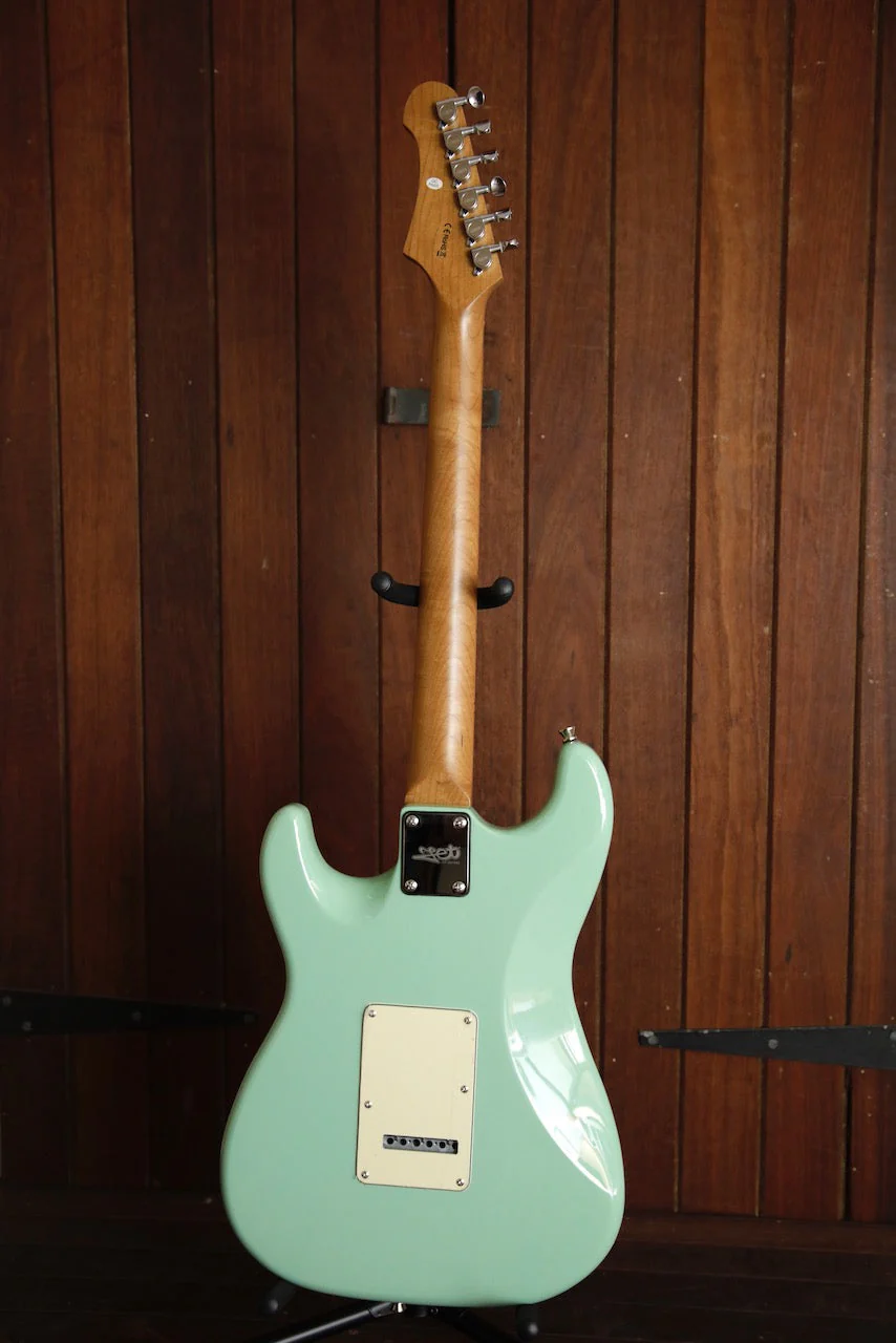 Jet Guitars JS-300-SFG Sea Foam Green Electric Guitar - Image 6