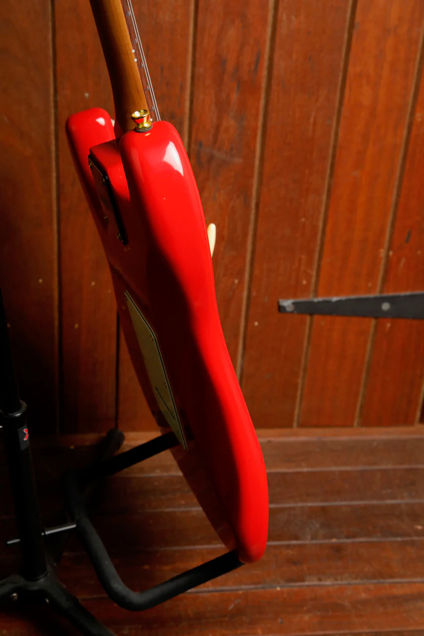 JET Guitars JS-380 RD G Red SSS Electric Guitar - Image 7