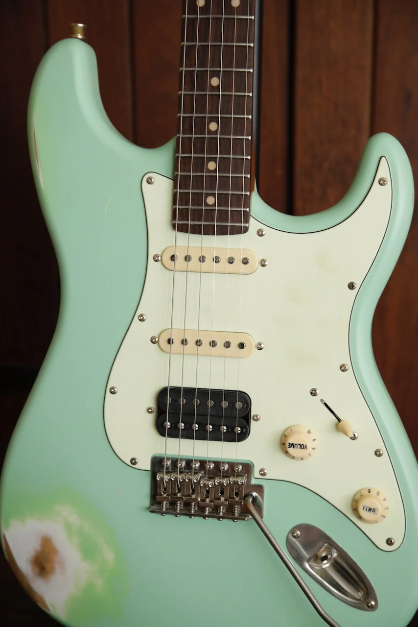 JET Guitars JS-400-Relic Seafoam Green Relic Electric Guitar - Image 3