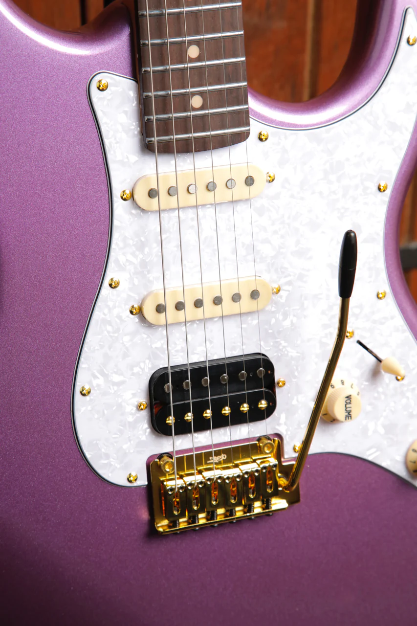 JET Guitars JS-480 VI G Violet HSS Electric Guitar - Image 5