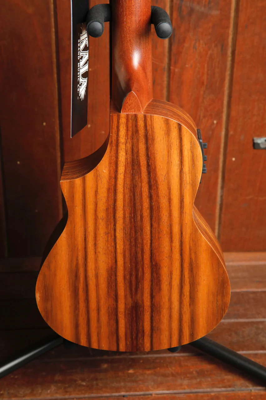 Kala KA-TK-C-CE Teak Concert Cutaway Ukulele w/Pickup - Image 8