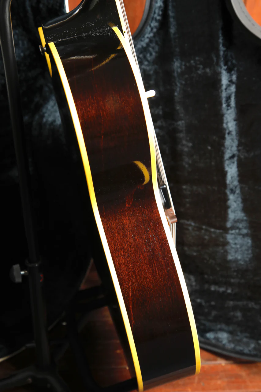 King Snake Curtis Deep Body Tobacco Sunburst Hollowbody Electric Guitar - Image 10