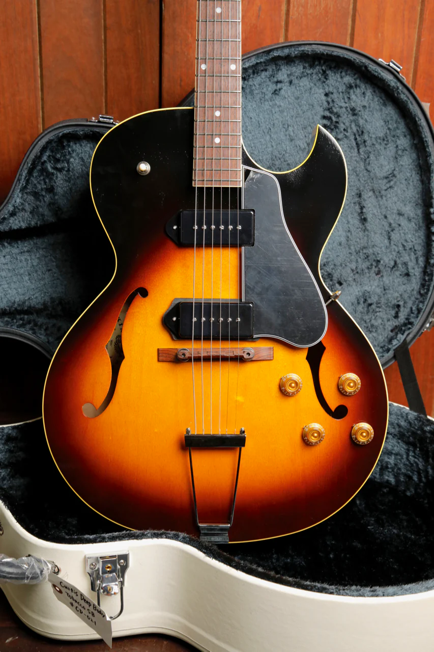 King Snake Curtis Deep Body Tobacco Sunburst Hollowbody Electric Guitar - Image 21