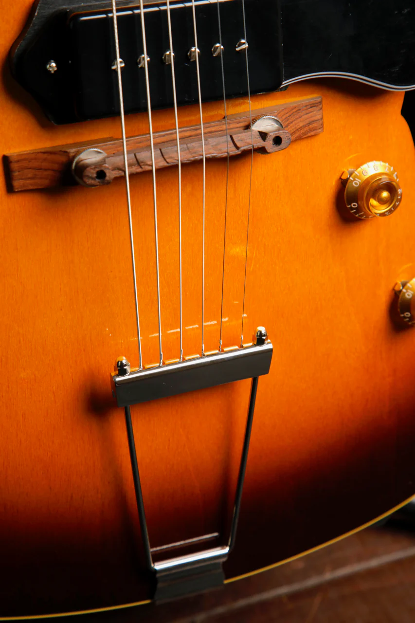 King Snake Curtis Deep Body Tobacco Sunburst Hollowbody Electric Guitar - Image 8