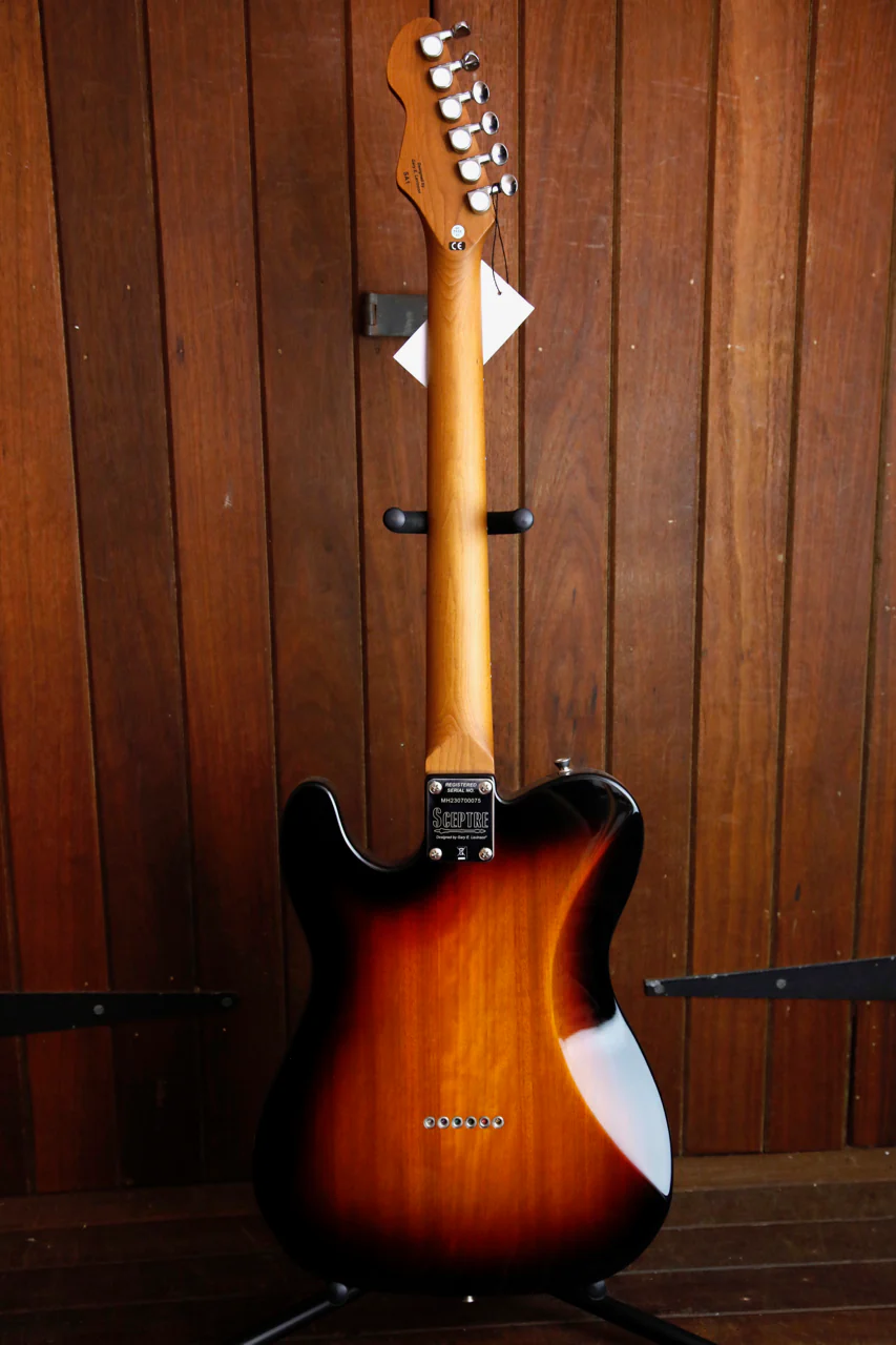 Levinson Sceptre Arlington Std Single Cutaway 3 Tone Sunburst Electric Guitar - Image 8