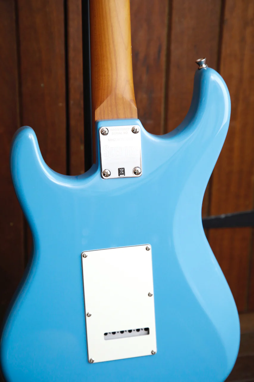 Levinson Sceptre Ventana Std Double Cutaway Sonic Blue Electric Guitar - Image 11