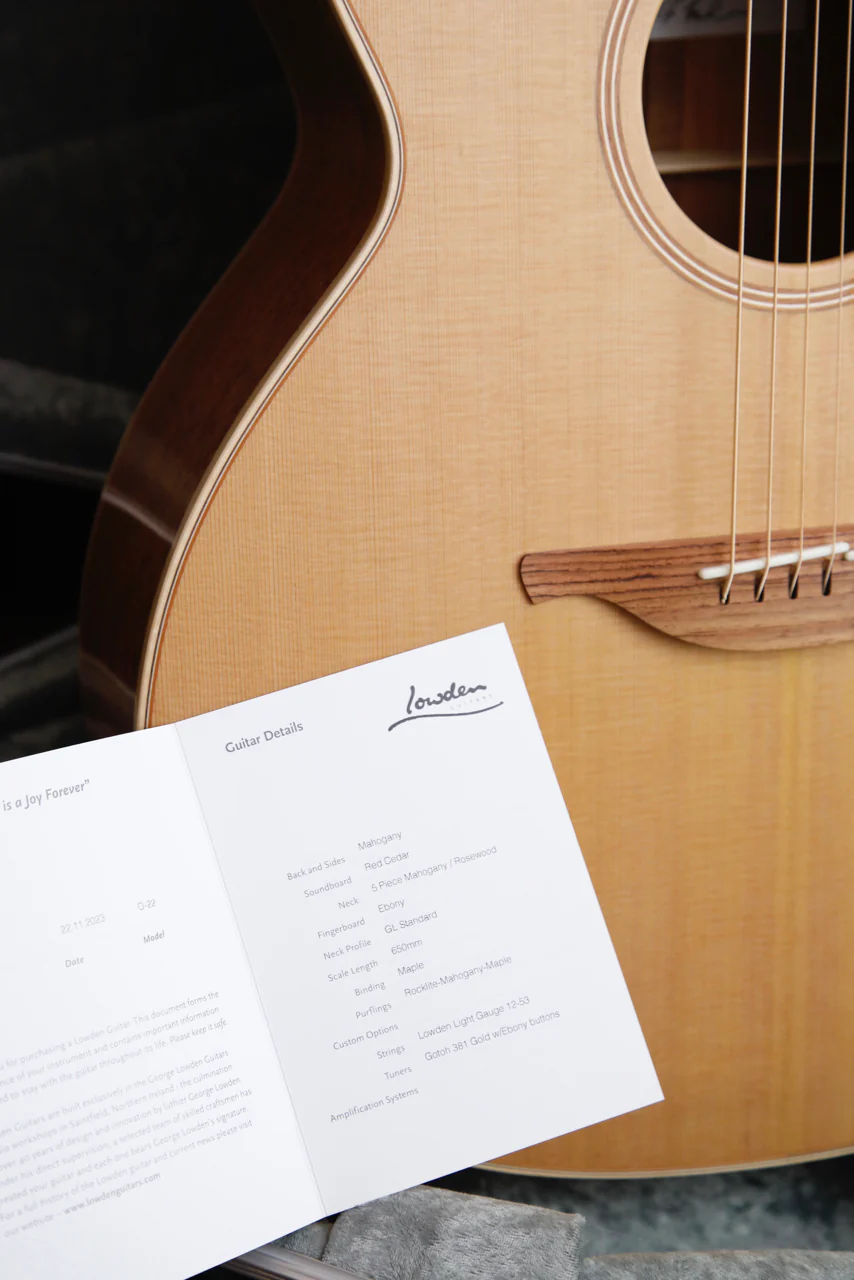 Lowden O-22 Original Series Cedar/Mahogany Acoustic Guitar - Image 17