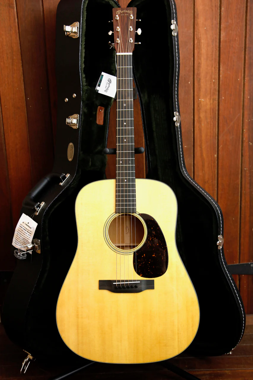 Martin D-18 Standard Series Dreadnought Gloss Acoustic Guitar - Image 2