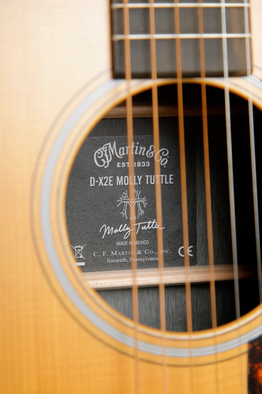 Martin D-X2E Molly Tuttle Dreadnought Acoustic-Electric Guitar - Image 8