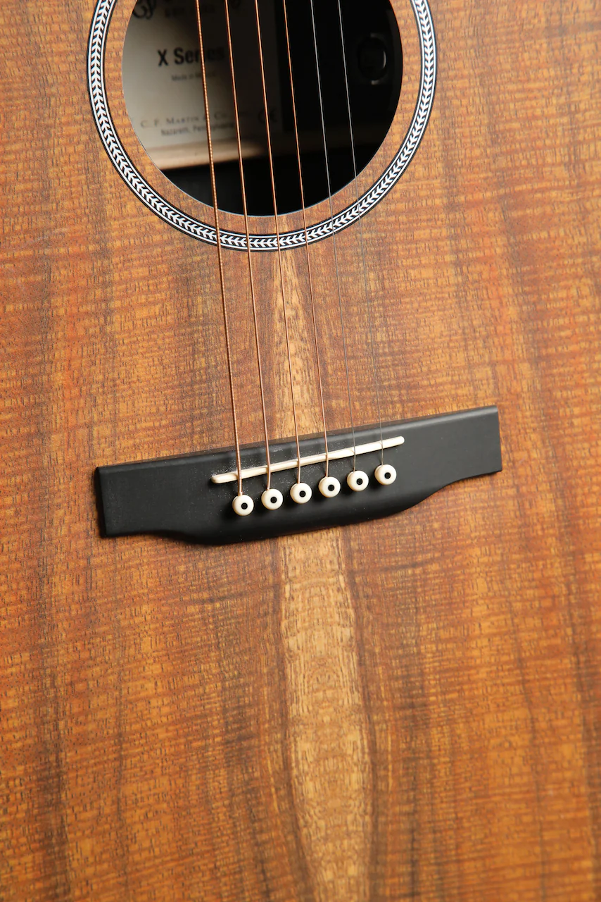 Martin DX1E Dreadnought Koa Acoustic-Electric Guitar - Image 6