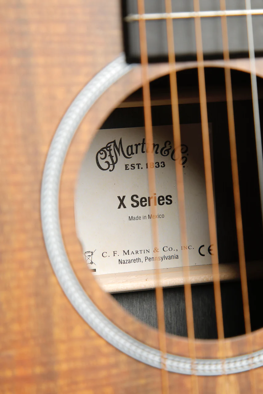 Martin DX1E Dreadnought Koa Acoustic-Electric Guitar - Image 8