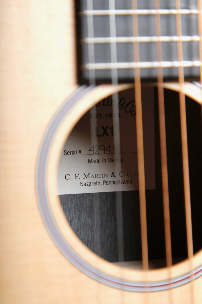 Martin LX1L Left Handed Little Martin Acoustic Guitar - Image 7