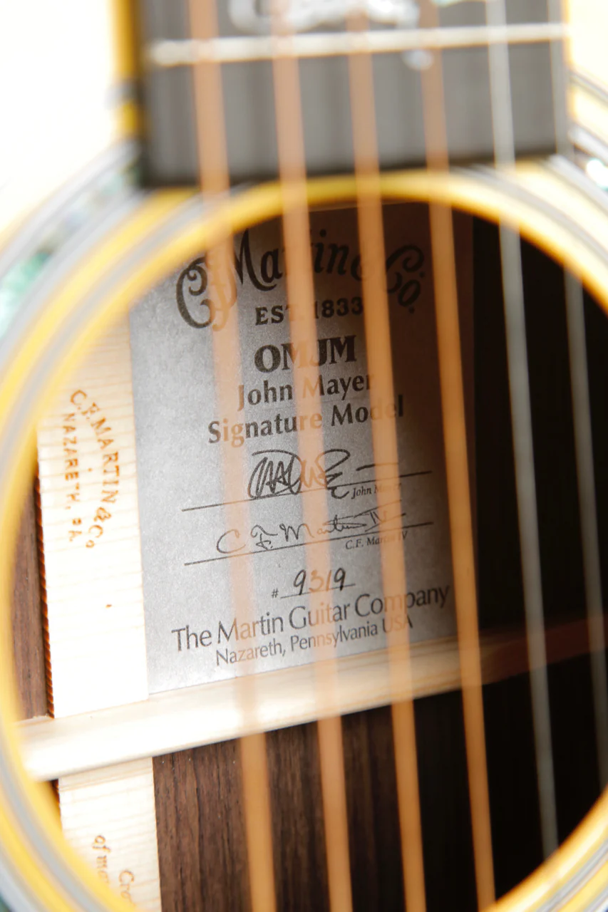 Martin OMJM John Mayer Signature Acoustic-Electric Guitar - Image 8