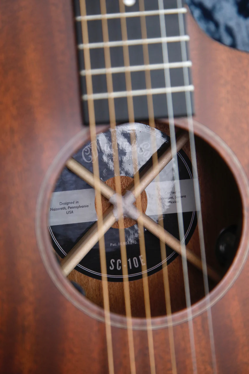 Martin SC-10E Sapele Stage Cutaway Acoustic Guitar - Image 6