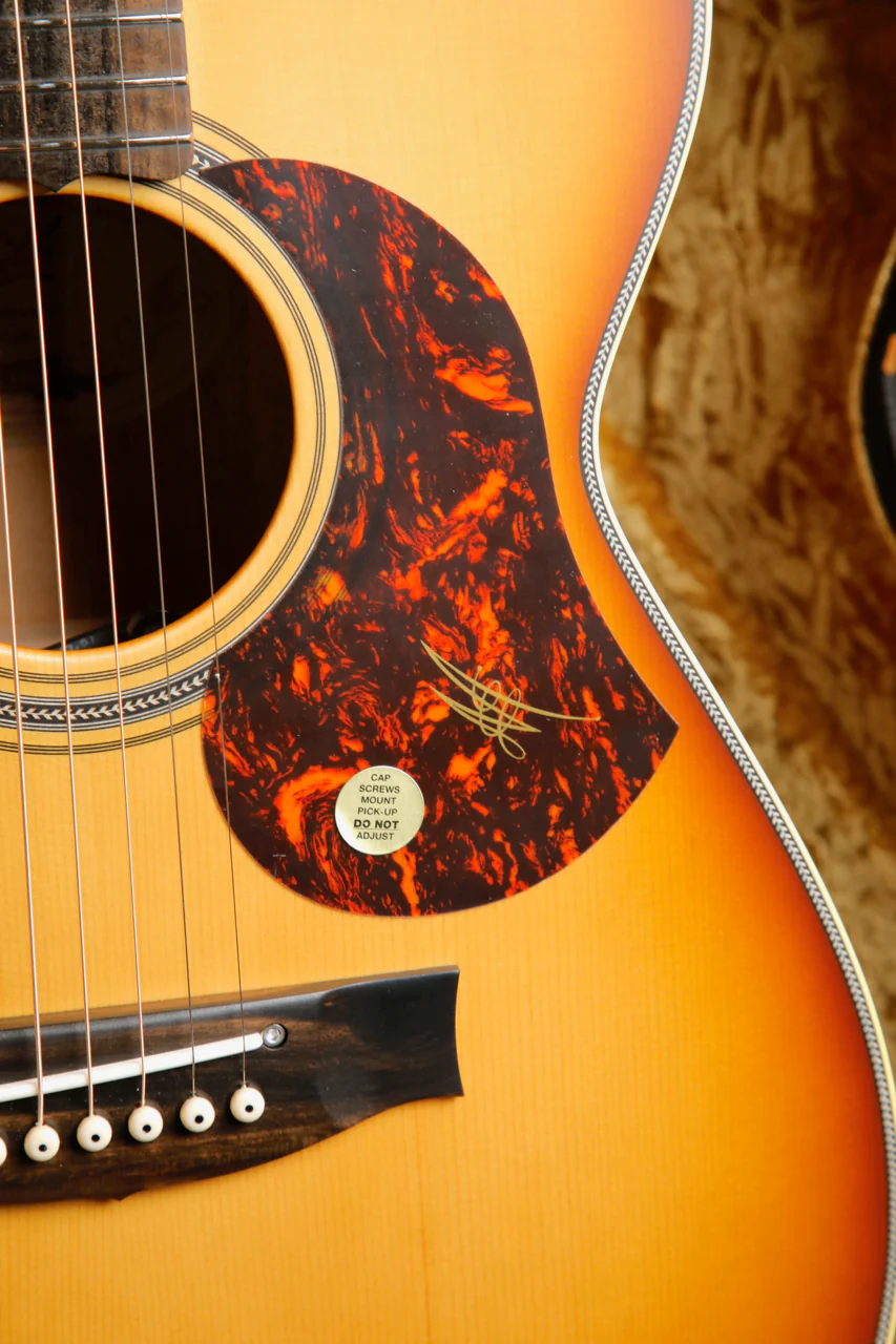 Maton EBG808 Nashville Acoustic-Electric Sunburst Guitar - Image 6