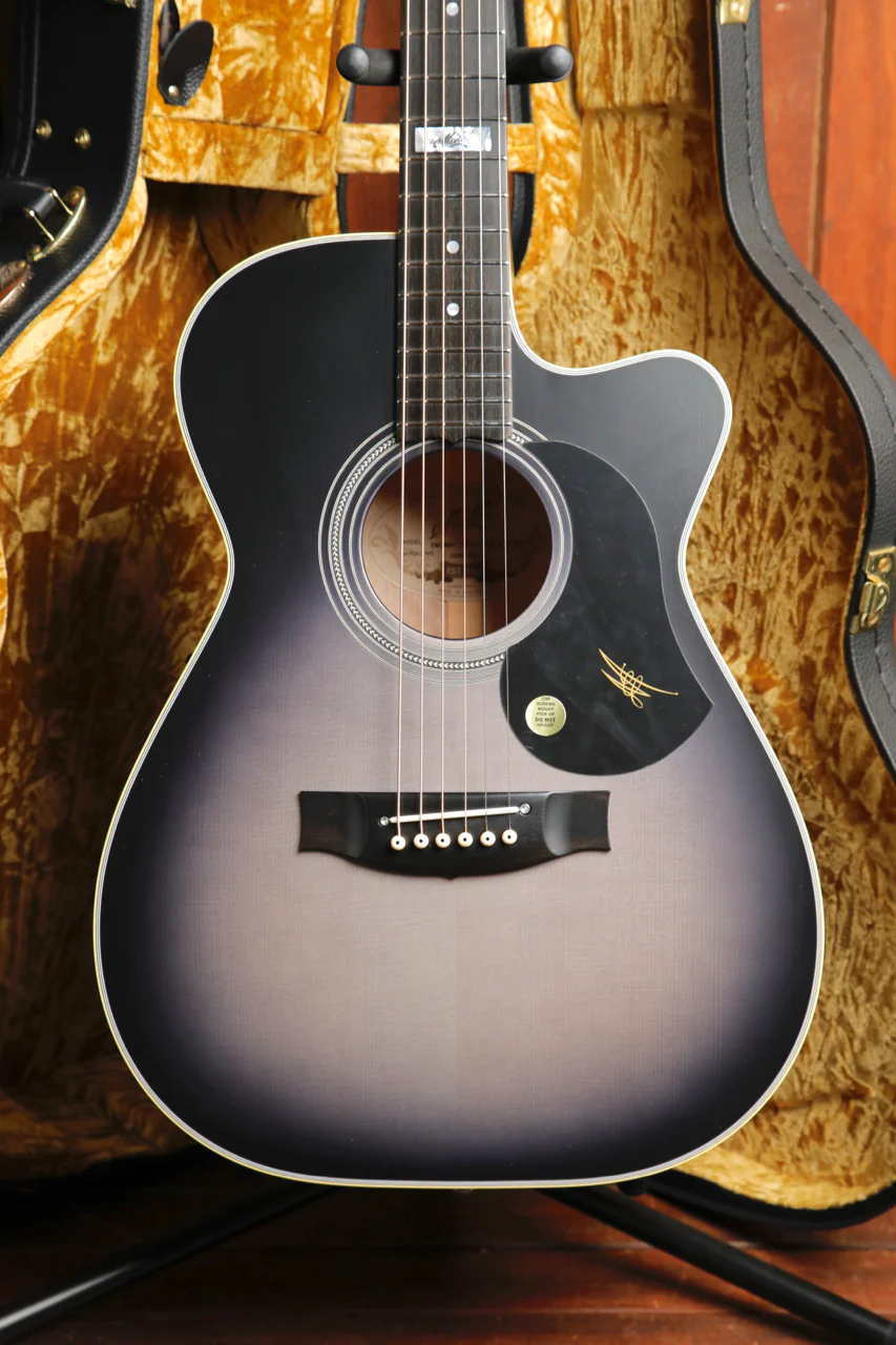 Maton EBG808C Ghost Black Spruce/Maple Acoustic-Electric Guitar