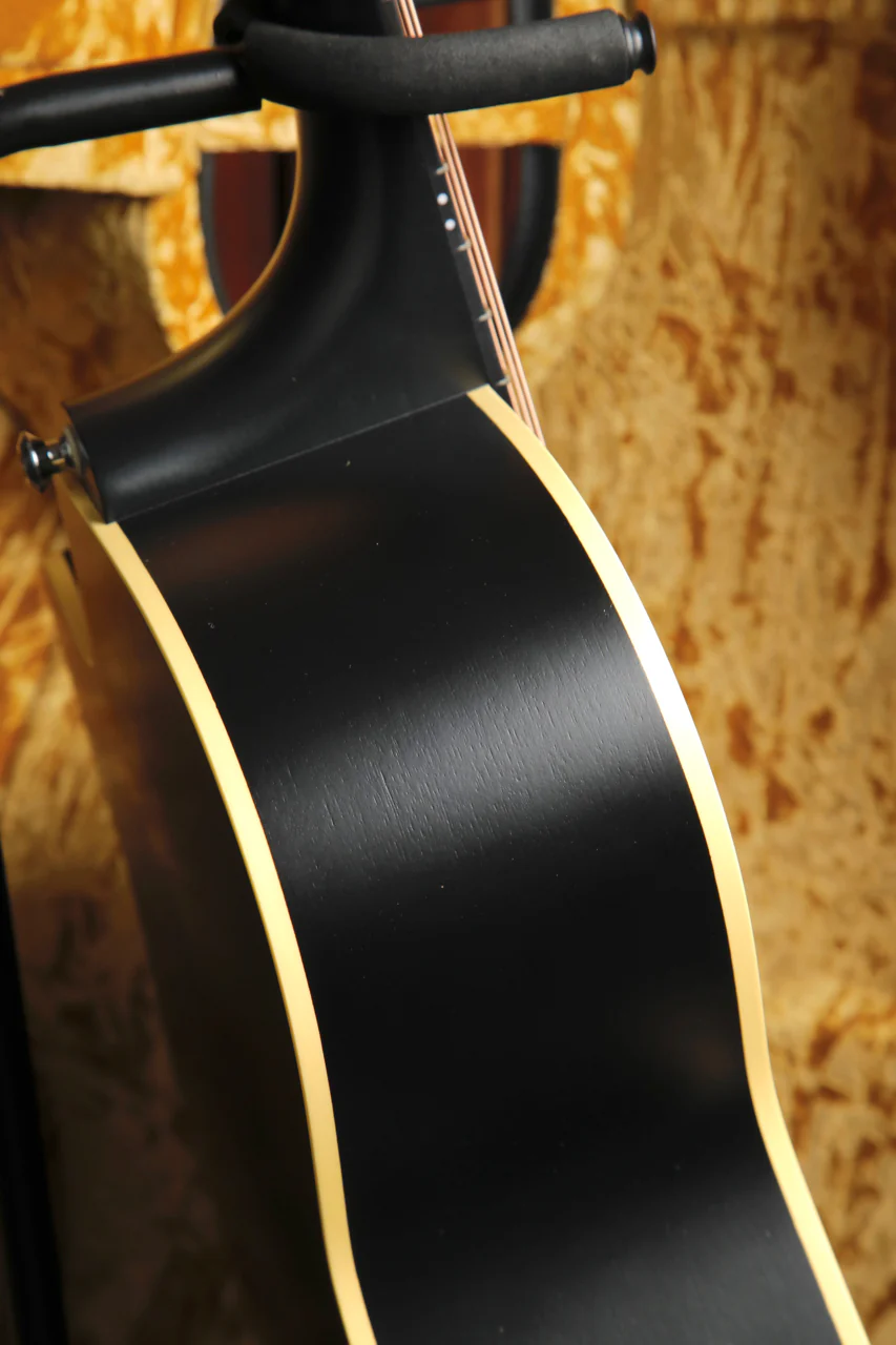 Maton EBG808C Ghost Black Spruce/Maple Acoustic-Electric Guitar - Image 11