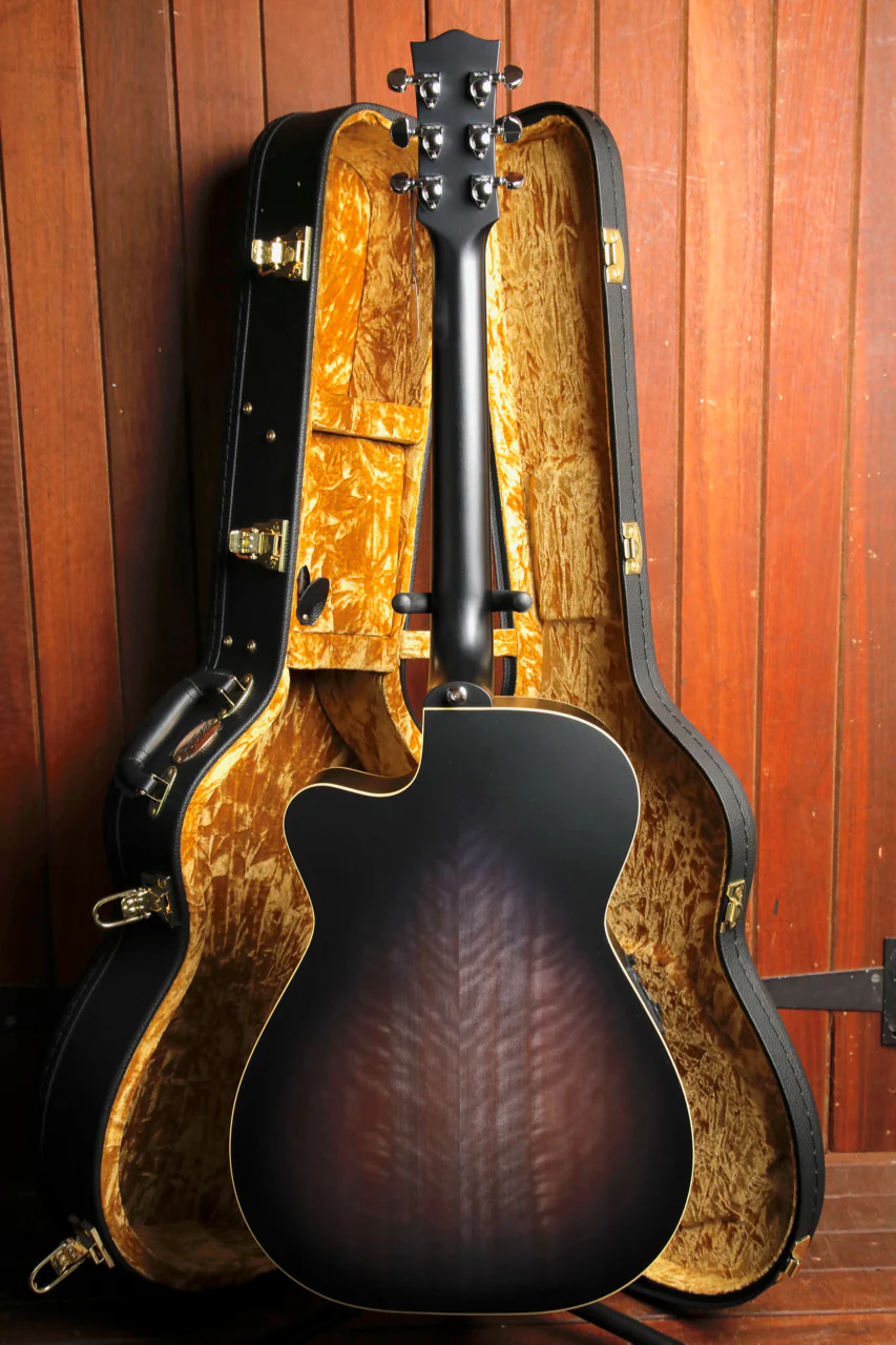 Maton EBG808C Ghost Black Spruce/Maple Acoustic-Electric Guitar - Image 13