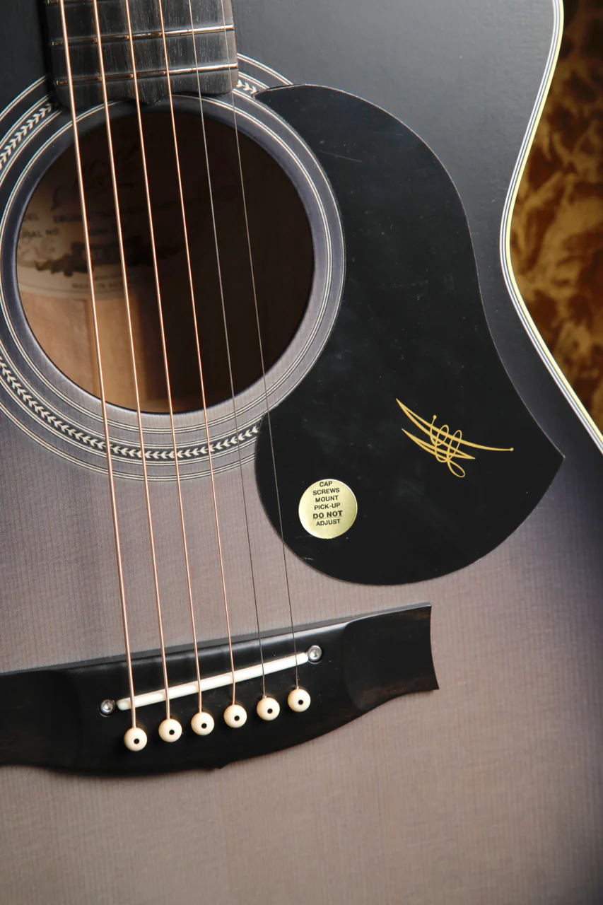 Maton EBG808C Ghost Black Spruce/Maple Acoustic-Electric Guitar - Image 6