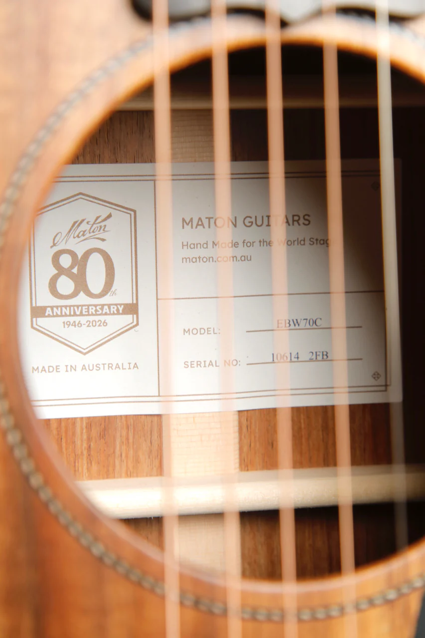 Maton EBW70C Blackwood Dreadnought Acoustic-Electric Guitar - Image 7