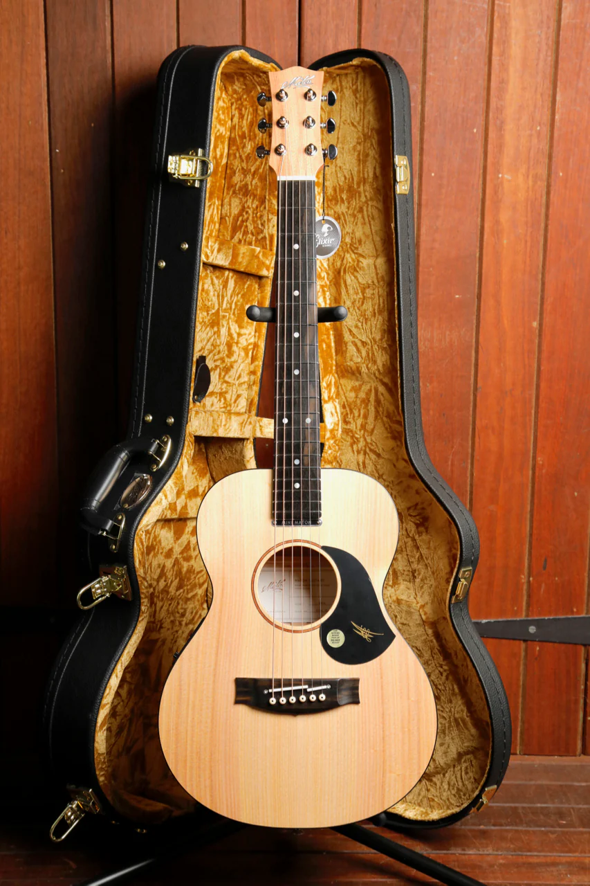 Maton EM6 Mini Maton Bunya/Maple Acoustic-Electric Guitar - Image 2
