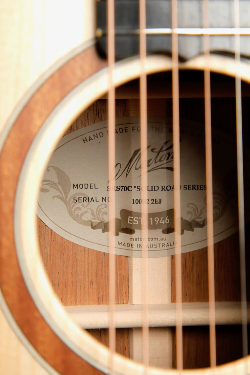 Maton SRS70C Spruce/Blackwood Acoustic-Electric Guitar - Image 9