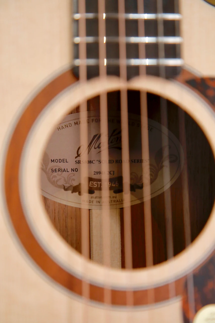 Maton SRS808C Solid Road Series Acoustic-Electric Guitar - Image 8