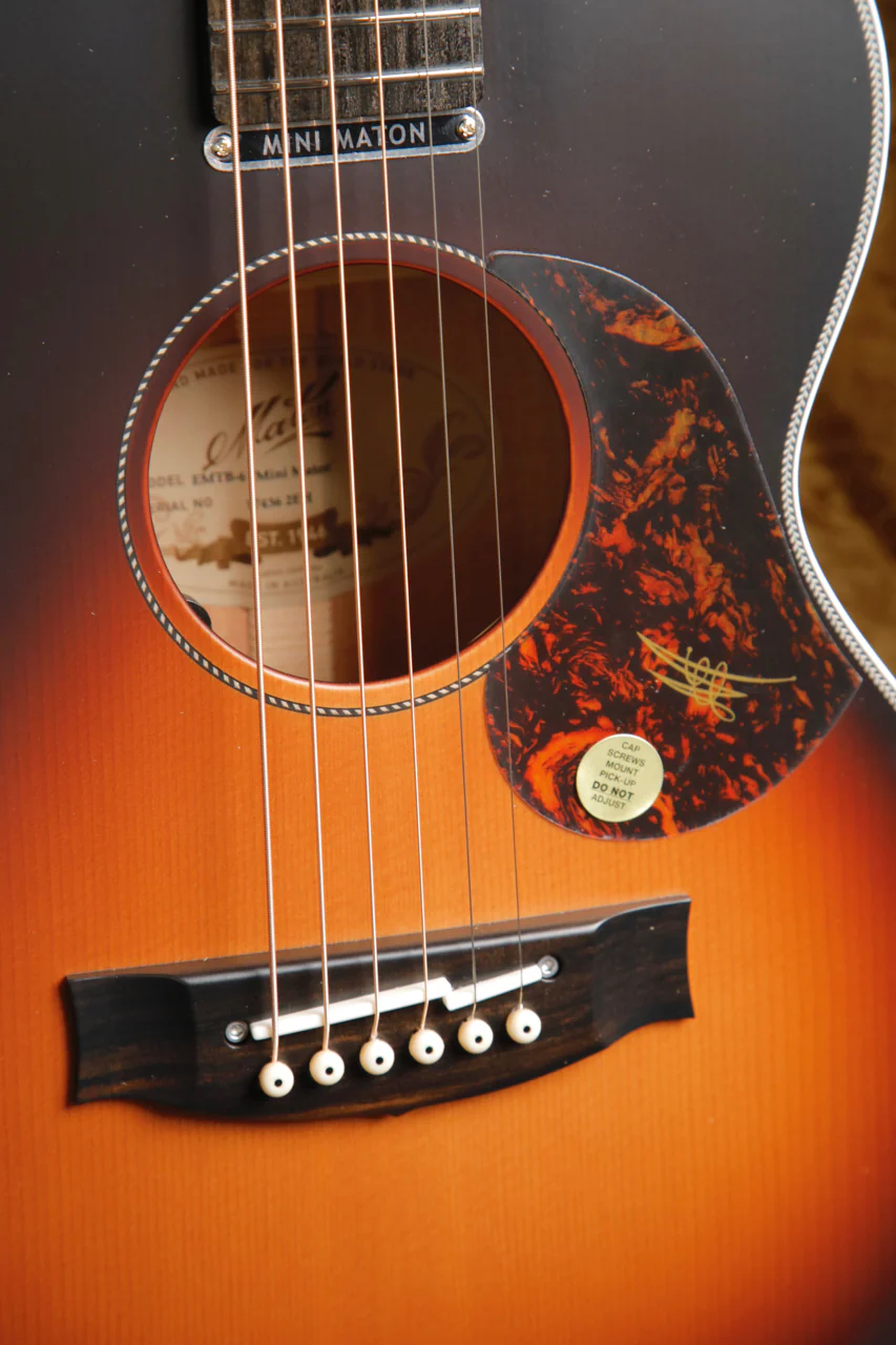 Maton Troubadour Mini EMTB-6 Acoustic-Electric Guitar - Image 6